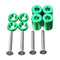 6mm Racing 1inch Billet Hood Vent Spacer Riser Kits For Car Auto Turbo Engine Motor
