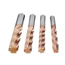 Drillpro 6 Flutes 6.5-10mm Milling Cutter HRC55 Tungsten Steel Carbide AlTiN Coating End Mill CNC Tool