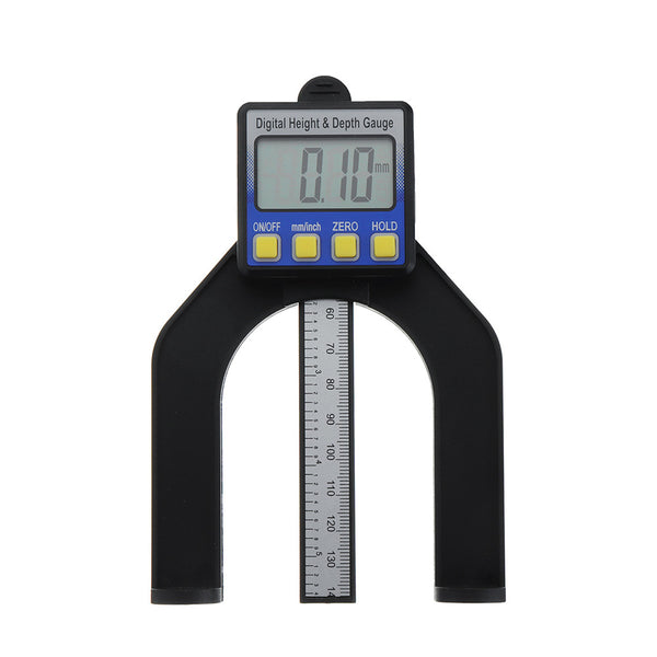 80mmDigital Height Depth Gauge Metric Measuring Router Table Saw Woodworking Tool Depthometer