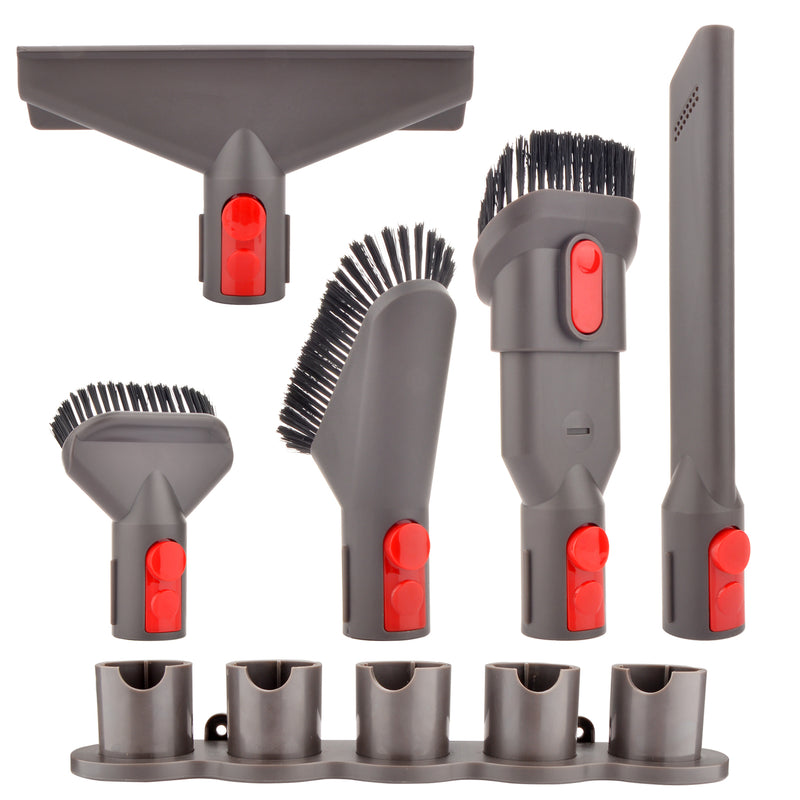 Vacuum Cleaner Brush Head Set for For Dyson V7 V8 V10 Storage Rack Cleaning Brush
