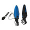 Xmund XD-BL1 1 Pair 130dB Deputy Horns Warning Lights Bike Handlebar Grips Light Waterproof USB Charging