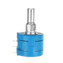 3590S-2-103L 10K Ohm 2W Multi Turn Wirewound Potentiometer With 10 Turns Counting Dial Knob Set