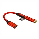 Bakeey USB Type-C Adapter Charger Audio Cable 2 In 1 Type-C To 3.5mm Jack Headphone Aux Converter