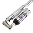 1150mm Stainless Steel VHF FM Telescopic BNC Antenna 76-108MHz for Radio Transmitter