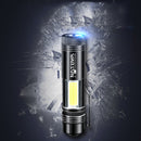 WARSUN Zoom-8 14500 AA EDC Flashlight Mini LED Torch IPX6 Every Day Carry Keychain Light