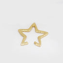 Punk Hollow Star Womens Earring No Piercing Ear Clip for Women Girl Party Costume Jewelry