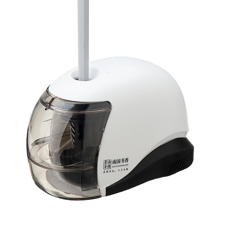 NOTIONSHARE USB Battery Electric Pencil Sharpener Simple Business Style Sharpener Electric Pencil Sharpener Automatic Sharpener Desktop School Office Supplies