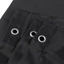Waterproof Black Shower Window Curtain Bathroom Drape Hotel Home Decor Fashion
