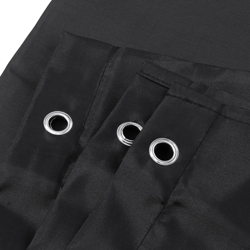 Waterproof Black Shower Window Curtain Bathroom Drape Hotel Home Decor Fashion