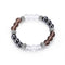 Trendy 8mm Buddha Beads Bracelet Natural Stone Casual Gradient Beaded Bracelet for Men Gift