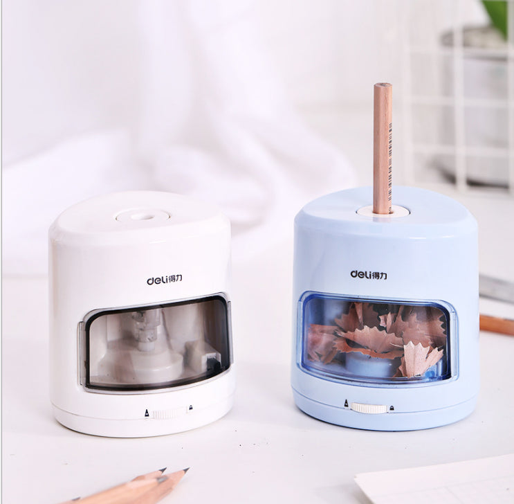 Deli 0502 Electric Pencil Sharpener Home Office School Mechanical Pencil Sharpener Office School Supplies