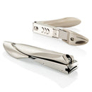 Y.F.M Nail Catcher Clipper Stainless Steel Anti Splash Manicure Tool Curved File Trimmer Travel