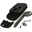 New Flip Folding Remote Key Keyless Case for Honda Accord Civic 3 Buttons Accord