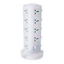 Vertical Power Socket Powerboard Outlet Plug Extension Multi USB Ports Charger Socket Power Strip