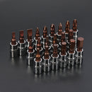 Drillpro 1/4 Inch Drive Sockets Set S2 Alloy Metric Screwdriver Bit Sockets Hex/Slotted/Phillips/Pozi/Torx