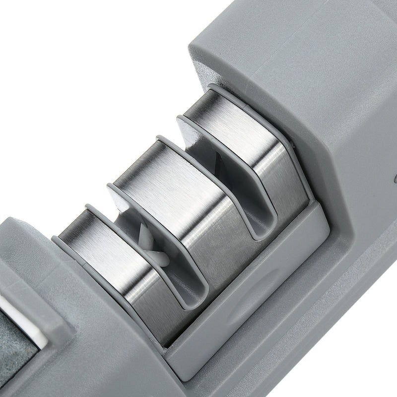 4 in 1 Folding Knife Scissors Sharpener Stone Professional Kitchen Steel Ceramic