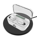 TWS G65 bluetooth 5.0 Wireless Earphone Dual Display 3500mAh Smart Touch Stereo Sports Hifi Headphones With Mic