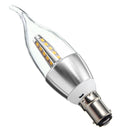 85-265V 4W E27 E14 B22 E12 25 SMD 2835 430Lm Silvery LED Candle Light Bulb Pure White Warm White