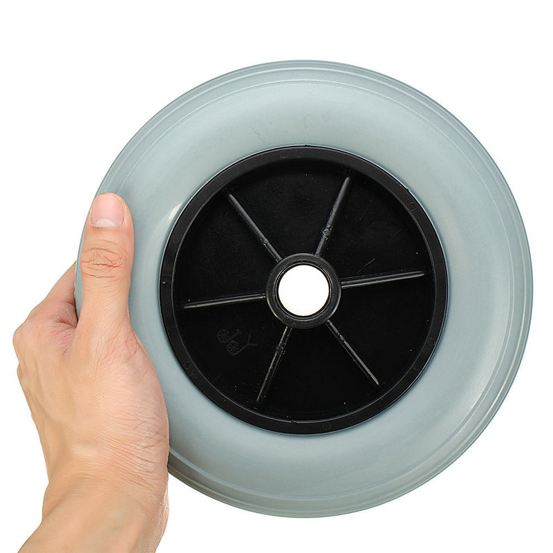 200x50mm Non-Marking Solid Rubber Wheel Wheelchair Castor Wheels Replacement Accessories