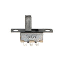 50Pcs Black Mini Size SPDT Slide Switches On-Off 100V 2A DIY Material Toggle Switch