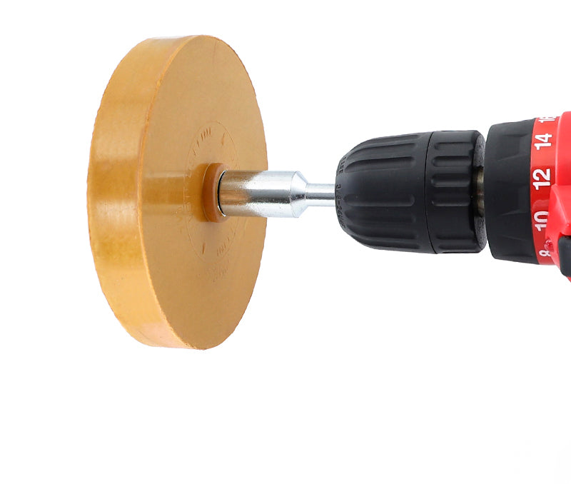 88mm Polishing Wheel 1/4 Inch Rubber Remover Rubber Eraser Wheel For Car Decals Stickers Vinyl Polishing Fast Removal Tool