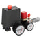 Air Compressor Pressure Switch Control Valve Manifold Relief Regulator Gauge With Quick Connector