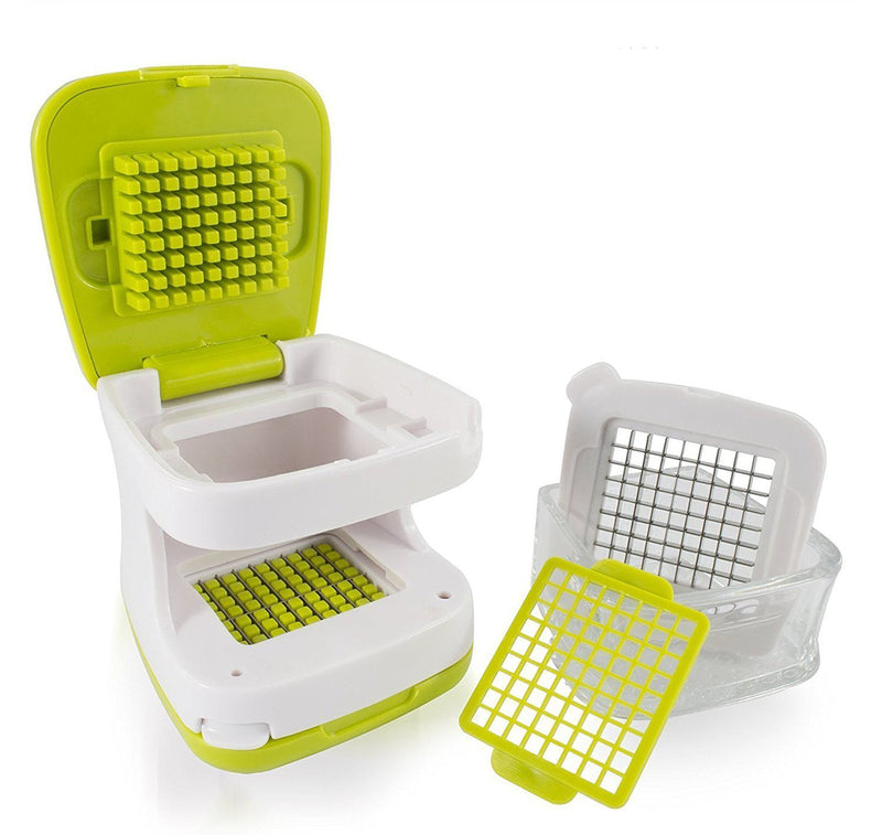 KCASA KC-GS067 Stainless Steel Blade Garlic Press Presser Crusher Onion Chopper Mincer Slicer Grater