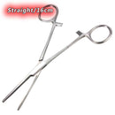 1pc  Hemostat Forceps Straight Curved Stainless Steel Locking Clamp