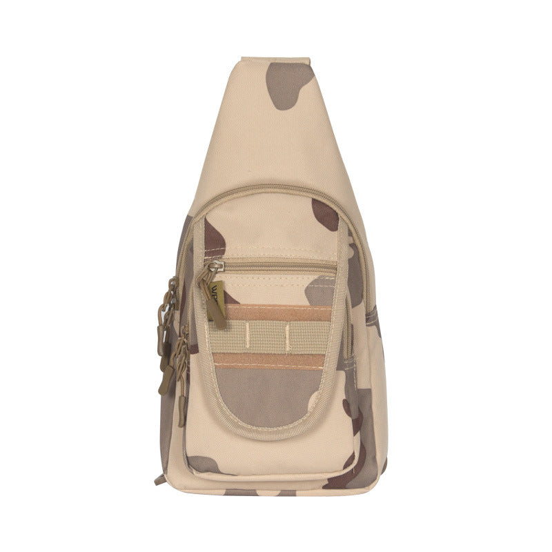 WPOLE A1 Unisex Tactical Bag Chest Backpack Outdoor Hiking Riding Canvas Crossbody Shoulder Bag