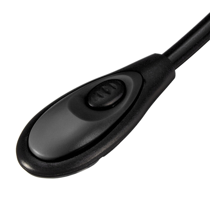 Portable Flexible Mini Clip On Book Desk Light Bright White Reading Lamp