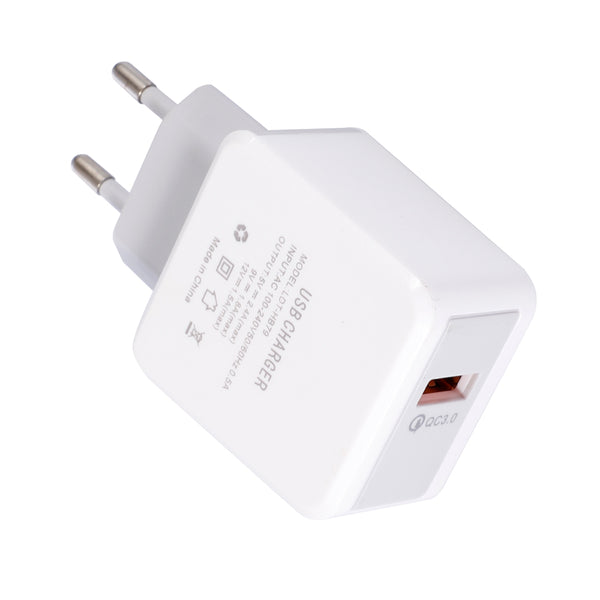EU QC3.0 USB Charger Power Adapter for Tablet Smartphone