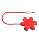 Bakeey Audio Splitter 3.5mm jack 1 Male to 2 3 4 5 Female Cable Adapter for Mobile Phone