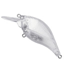 ZANLURE 10Pcs/Set 7.5CM 10.2G Unpainted Crankbait Saltwater Fishing Baits Wobbler Blank Fishing Lure
