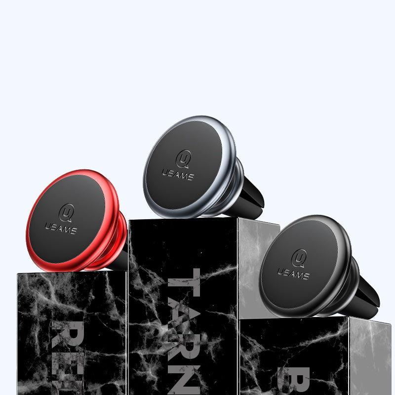USAMS Strong Magnetic Air Vent Car Phone Holder Car Mount For 3.5-7.0 Inch Smart Phone iPhone Samsung Huawei Xiaomi