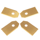 30pcs 0.75mm Replacement Blades Lawnmower Mower Coated Titanium For Automower 220 230 265 ACX 305 308 310