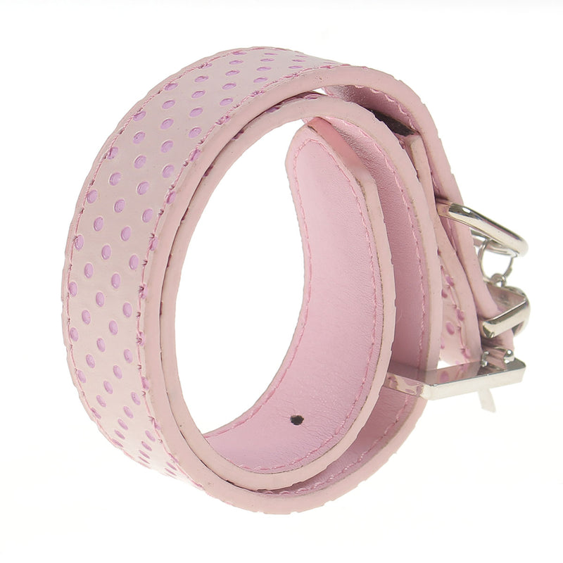 PU Leather Dog Collars Diamante Collar