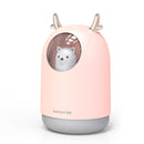 Bakeey 300ml USB Cartoon Ultrasonic Humidifier Aromatherapy Essential Oil Diffuser with LED Night Light