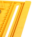 Wnew Woodworking 2 in 1 Cabinet Hardware Jig and Shelf Pin Drilling Jig with 5mm 6mm Drill Bits Set
