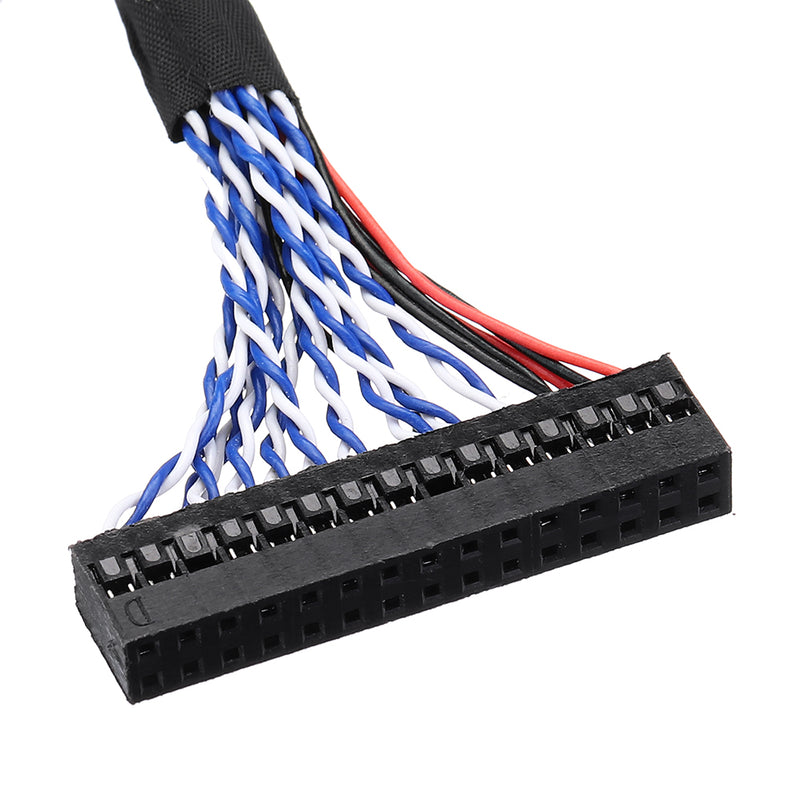 FI-X 30PIN 2CH 8-bit Large LCD TV LVDS Driver Cable 450MM Screen Line Right Power