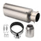 38-51mm Motorbike Motorcycle Steel Exhaust Muffler Pipe Slip-On Scooter Removable