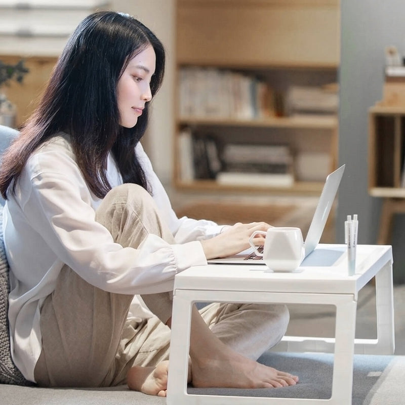 Jazy Multifunction Folding Small Square Table with Flat Card Slot Wearable Charging Hole from xiaomi youpin