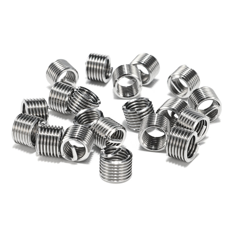 88Pcs Thread Repair Tool Helicoil Metric Rethread M6 M8 M10 Stainless Steel Kit