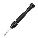 Mini Hand Drill and 30pcs 0.5mm-3mm Twist Drill Bit Model Craft Tools Rotary Tool