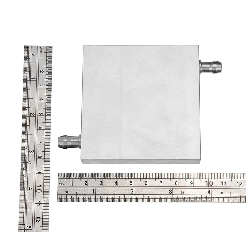 80x80x15mm Aluminum Water Cooling Block For CPU Semiconductor Cooling Radiator Heatsink