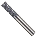 Drillpro 1-10mm 4 Flutes Tungsten Carbide Milling Cutter HRC50 Milling Cutter CNC Tool
