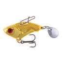 ZANLURE 4pcs/set 16g 4.5cm Vibration Spoon VIB Fishing Lure Artificial Hard Bait For Sea Fishing