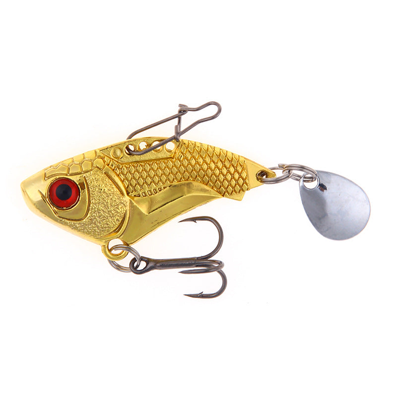 ZANLURE 4pcs/set 16g 4.5cm Vibration Spoon VIB Fishing Lure Artificial Hard Bait For Sea Fishing