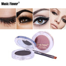 Music Flower Eyeliner Eyebrow Powder Makeup Set Kit Waterproof Long Lasting