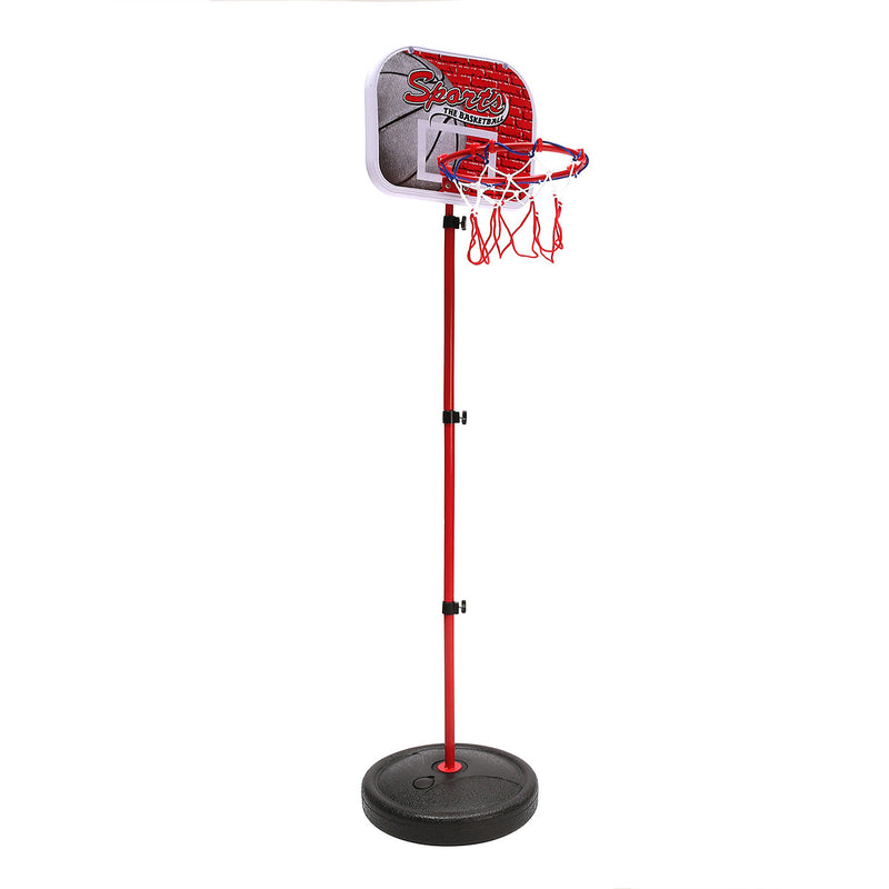 55cm-150cm Mini Adjustable Portable Basketball Hoop Net Pump Outdoor Indoor Stand
