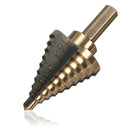 1/4 to 1-3/8 Inch HSS Cobalt Step Drill Bit Universal Shank Multiple Hole
